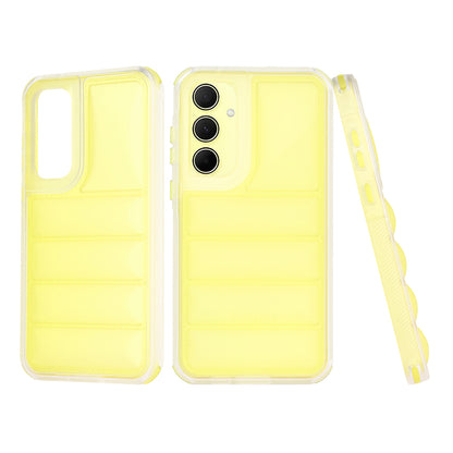 Coque pour Samsung Galaxy A35 5G A356, Techsuit, Wave Shield, Jaune