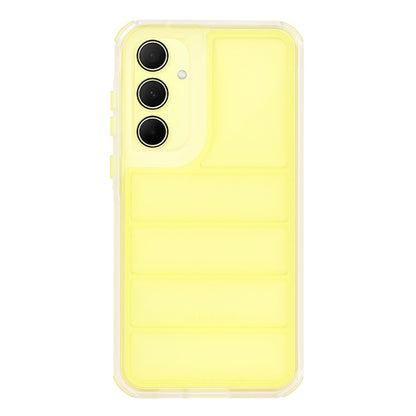 Coque pour Samsung Galaxy A35 5G A356, Techsuit, Wave Shield, Jaune