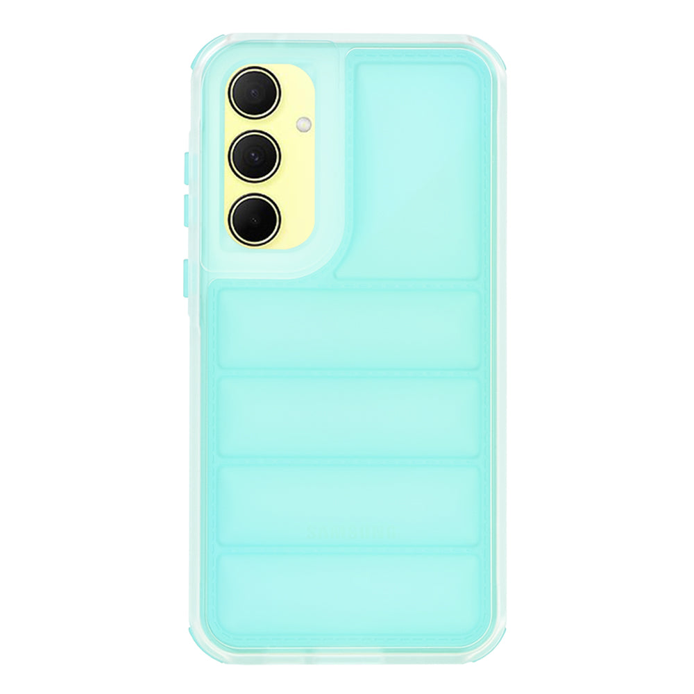 Coque pour Samsung Galaxy A35 5G A356, Techsuit, Wave Shield, Turquoise
