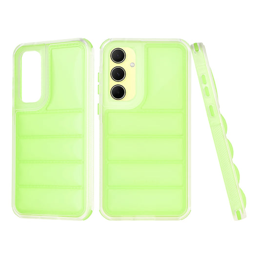 Coque pour Samsung Galaxy A35 5G A356, Techsuit, Wave Shield, Vert