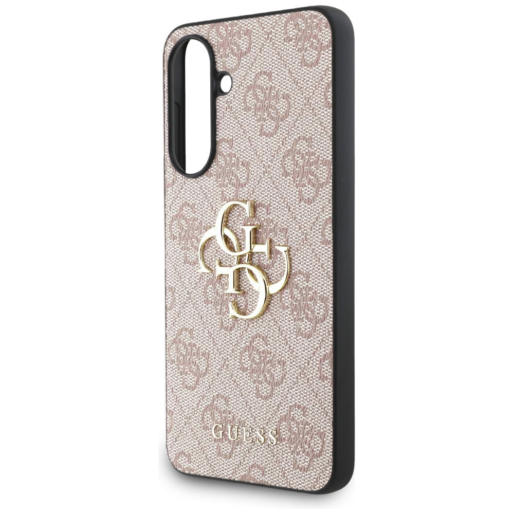 Étui pour Samsung Galaxy A36 A366, Guess, 4G Big Logo, Rose