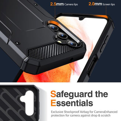 Coque pour Samsung Galaxy A36 A366, Techsuit, Hybrid Armor, Noire