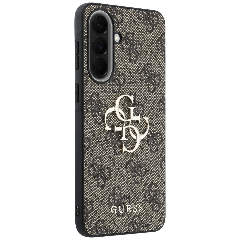 Coque pour Samsung Galaxy A37 5G, Guess, 4G Big Logo, Marron