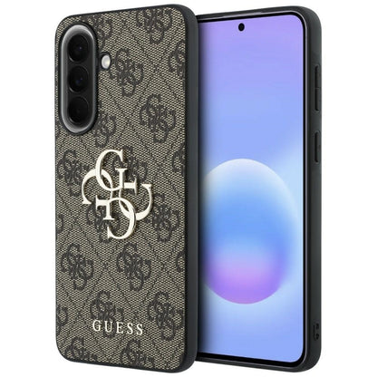 Coque pour Samsung Galaxy A37 5G, Guess, 4G Big Logo, Marron