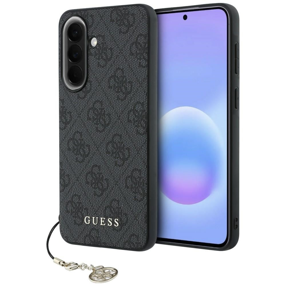Hülle für Samsung Galaxy A37 5G, Guess, 4G Classic Logo Charm, Schwarz