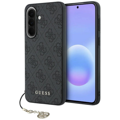 Hülle für Samsung Galaxy A37 5G, Guess, 4G Classic Logo Charm, Schwarz