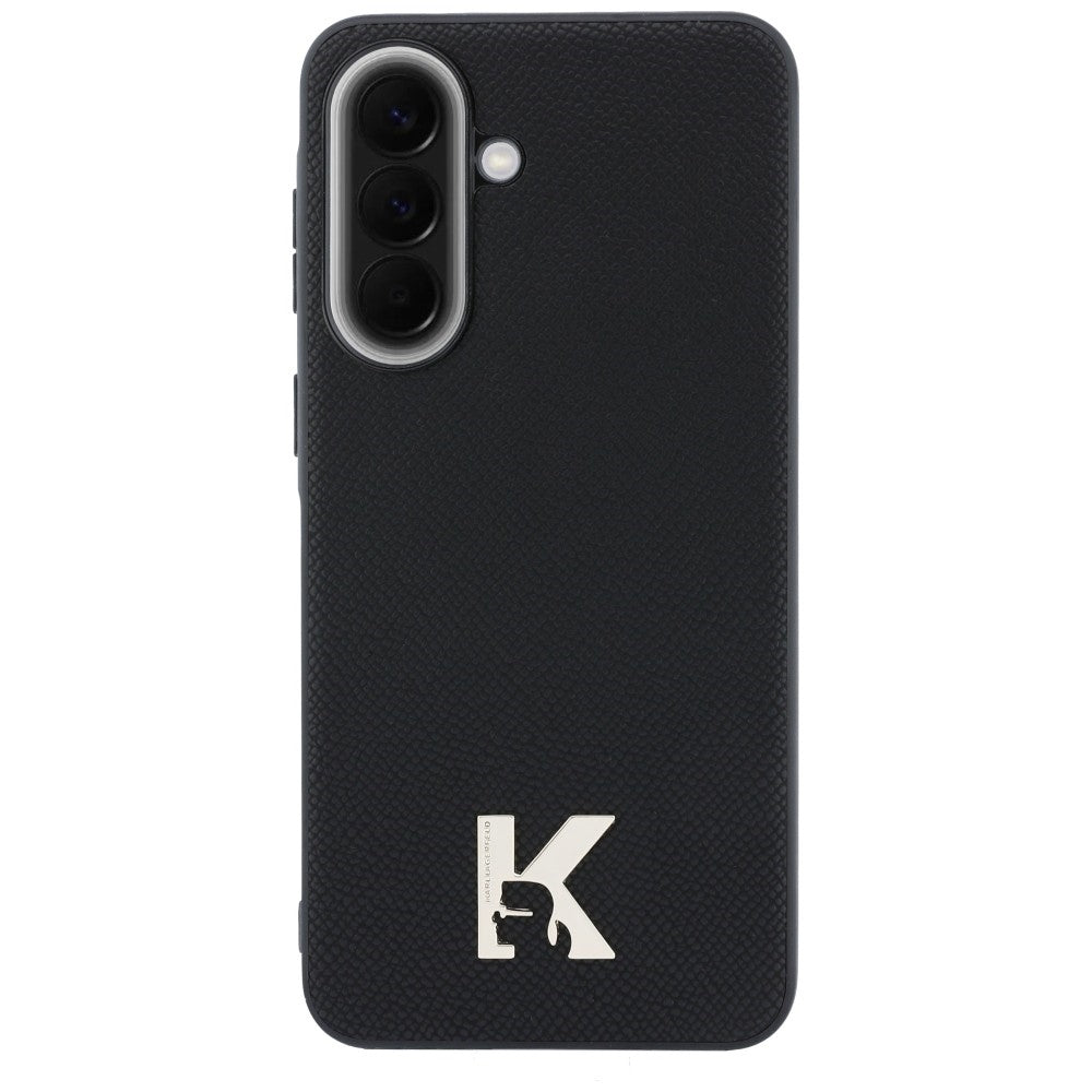 Hülle für Samsung Galaxy A37 5G, Karl Lagerfeld, Karl Head Logo, Schwarz