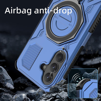 Hülle für Samsung Galaxy A37 5G, Techsuit, Carbon Shield Pro, Rauchfarben