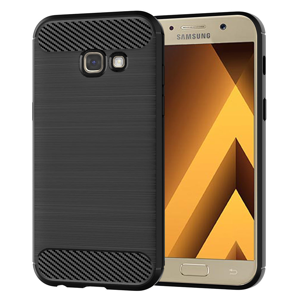 Coque pour Samsung Galaxy A5 (2017) A520, Techsuit, Carbone, Noire