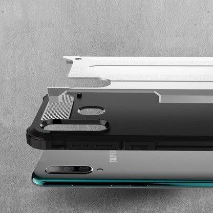 Hülle für Samsung Galaxy A50s A507 / A30s A307 / A50 A505, Techsuit, Hybrid Armor, Schwarz