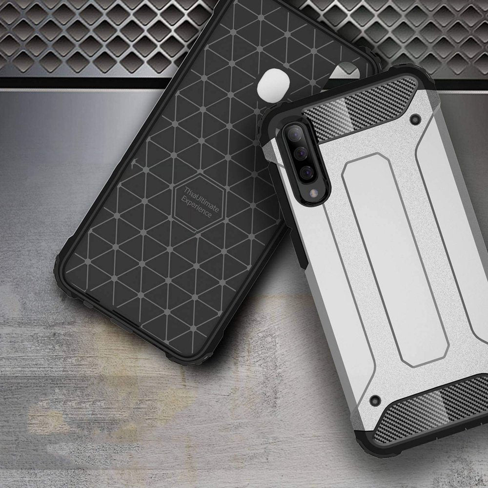 Hülle für Samsung Galaxy A50s A507 / A30s A307 / A50 A505, Techsuit, Hybrid Armor, Schwarz