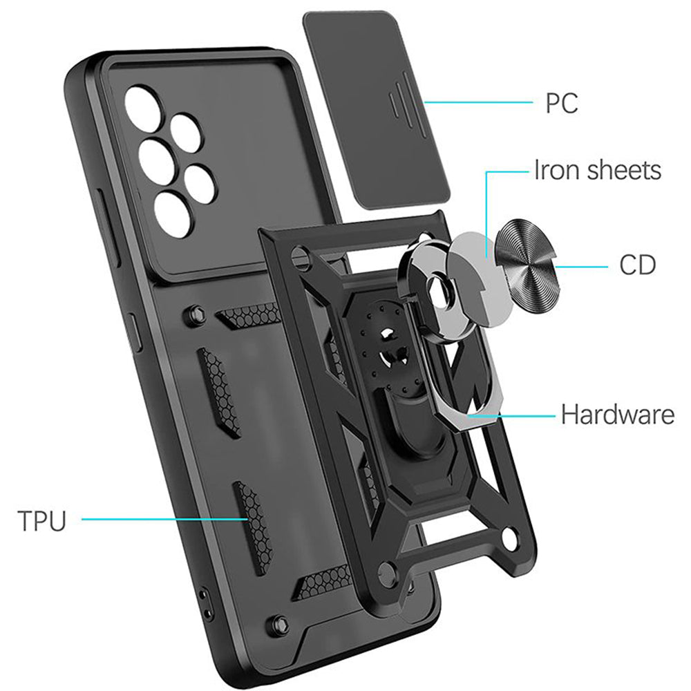 Hülle für Samsung Galaxy A52s 5G A528 / A52 5G A526 / A52 A525, Techsuit, CamShield, Rosa