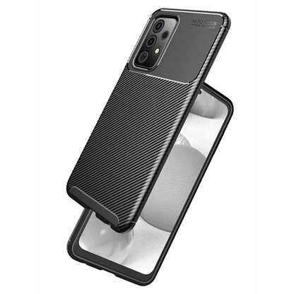 Hülle für Samsung Galaxy A52s 5G A528 / A52 5G A526 / A52 A525, Techsuit, CarbonFiber, Schwarz