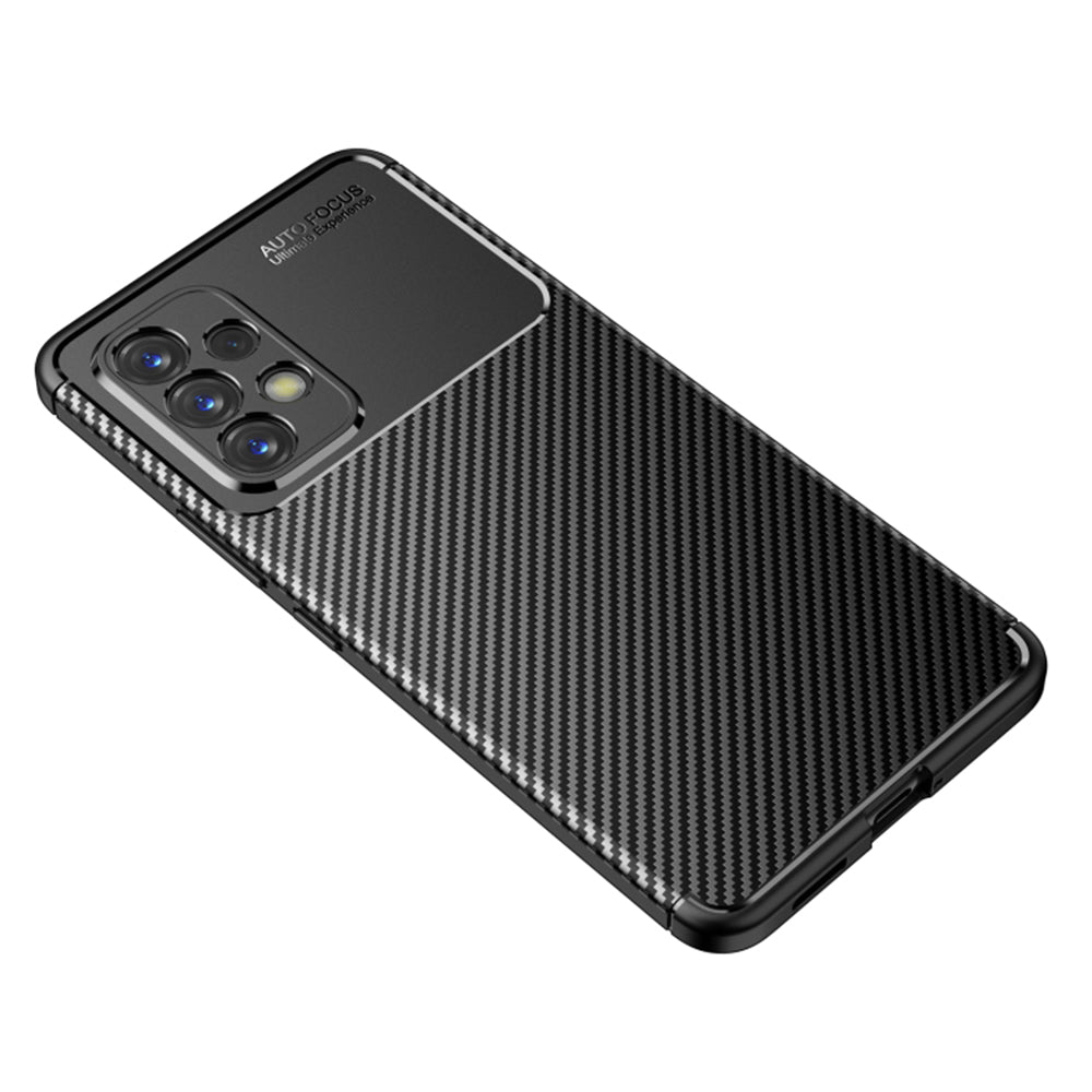 Hülle für Samsung Galaxy A53 5G A536, Techsuit, CarbonFiber, Schwarz