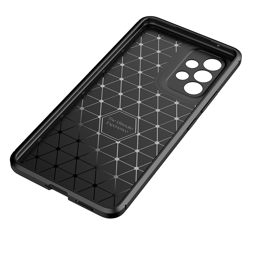 Hülle für Samsung Galaxy A53 5G A536, Techsuit, CarbonFiber, Schwarz