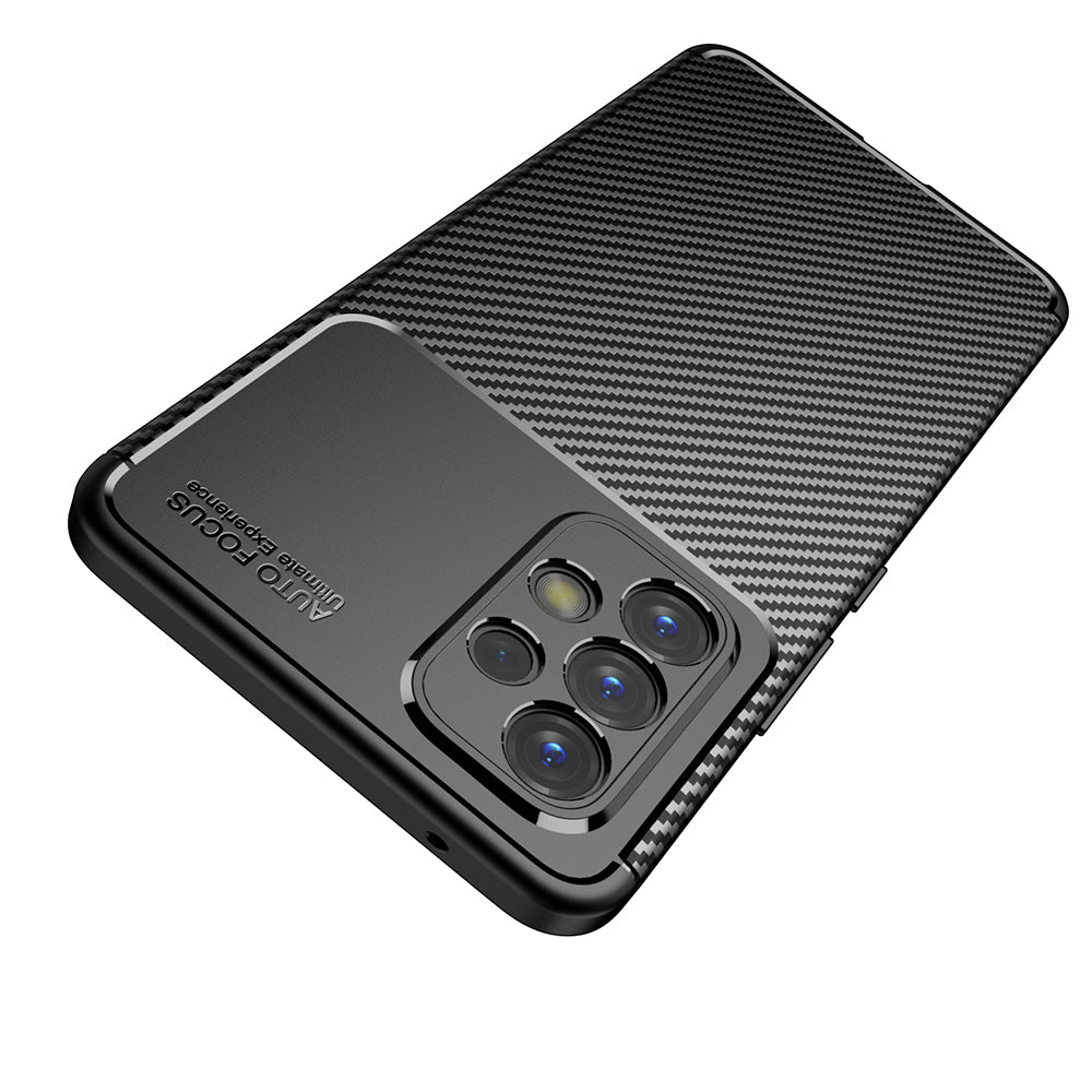 Hülle für Samsung Galaxy A53 5G A536, Techsuit, CarbonFiber, Schwarz