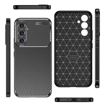Case for Samsung Galaxy A54 A546, Techsuit, CarbonFiber, Black