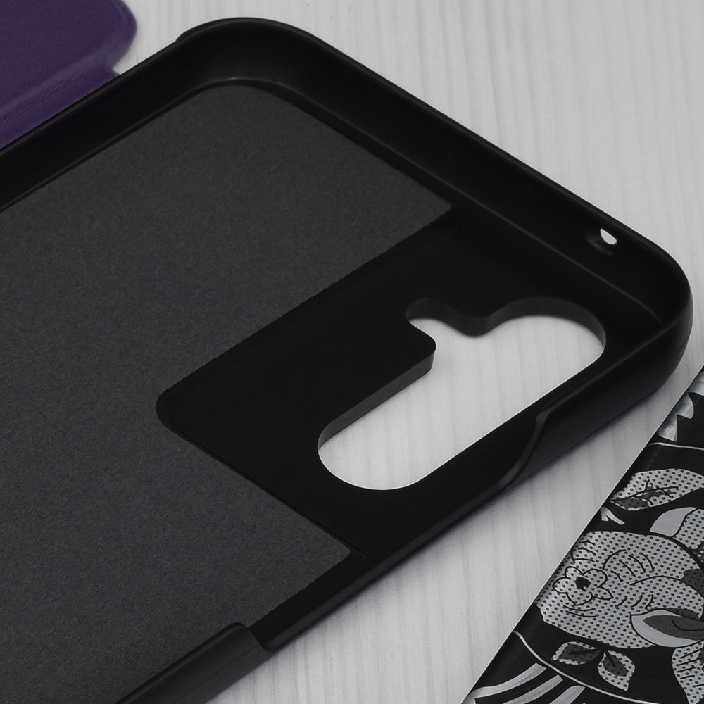 Coque pour Samsung Galaxy A54 A546, Techsuit, eFold, Violet
