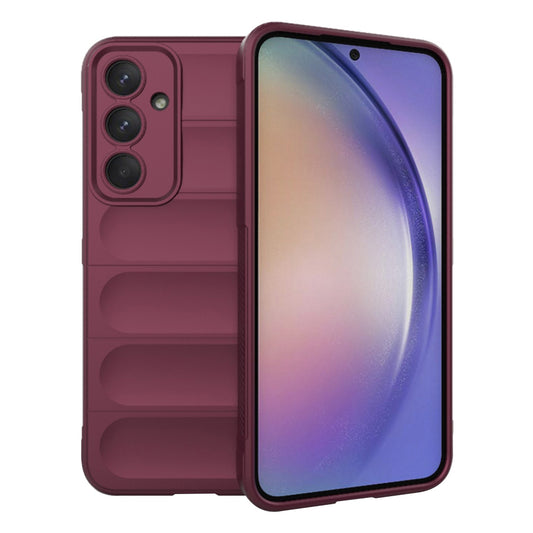 Coque pour Samsung Galaxy A54 A546, Techsuit, Magic Shield, Bordeaux