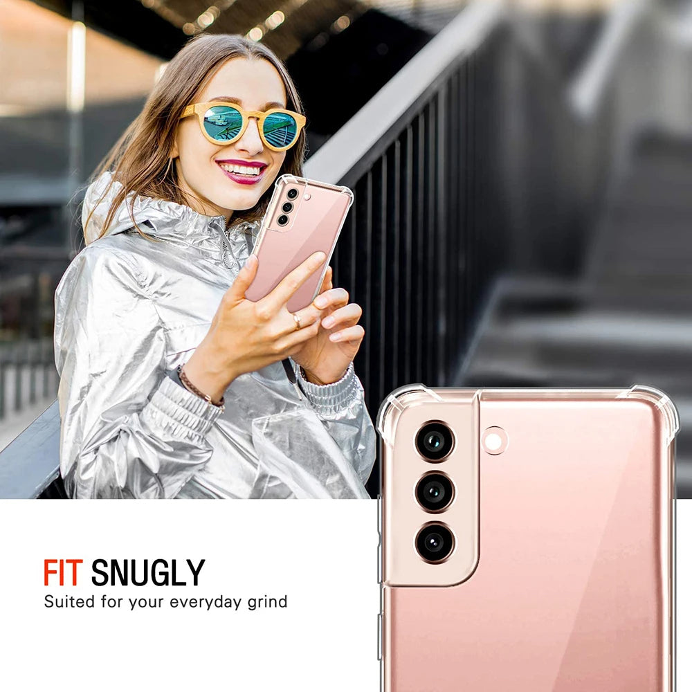 Case for Samsung Galaxy A54 A546, Techsuit, Shockproof Clear, Transparent