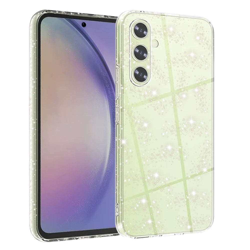 Coque pour Samsung Galaxy A54 A546, Techsuit, SparkleSkin, Transparente
