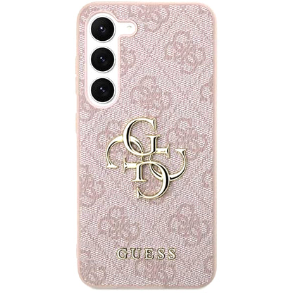 Étui pour Samsung Galaxy A55 5G A556, Guess, 4G Big Logo, Rose.