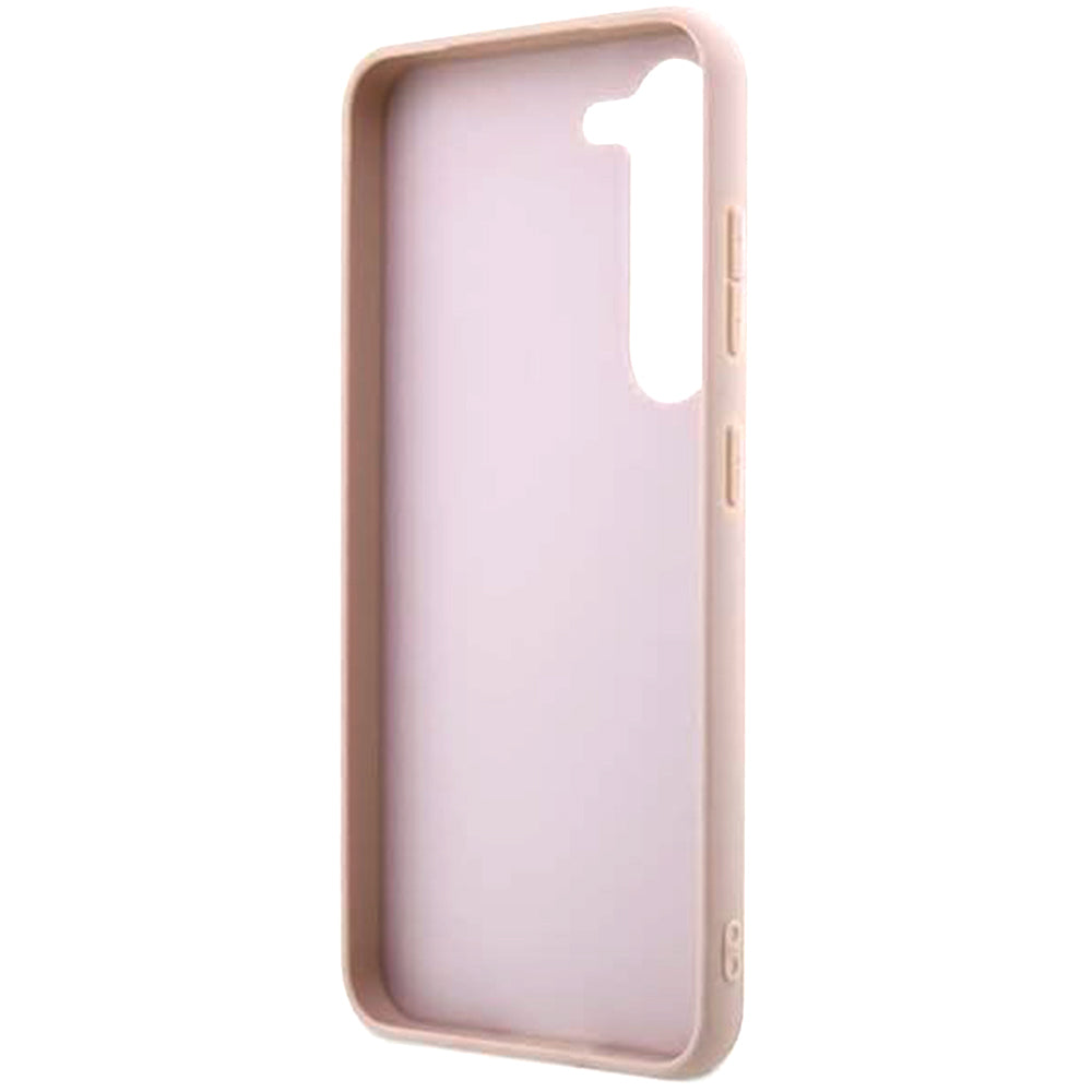 Étui pour Samsung Galaxy A55 5G A556, Guess, 4G Big Logo, Rose.