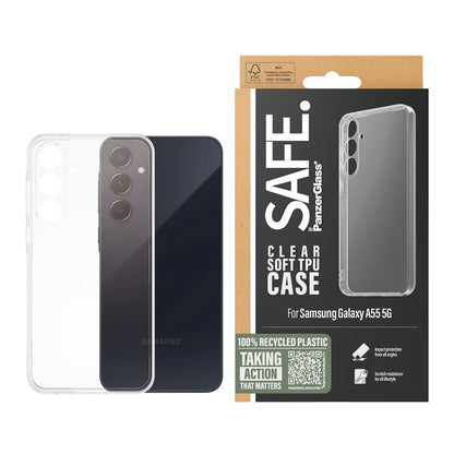 Étui pour Samsung Galaxy A55 5G A556, PanzerGlass, Safe., Transparent