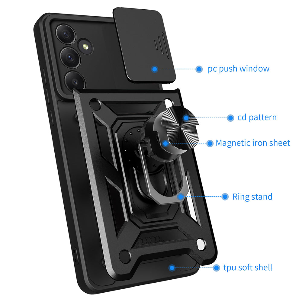 Hülle für Samsung Galaxy A55 5G A556, Techsuit, CamShield, Blau