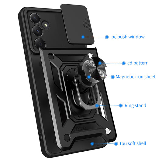 Coque pour Samsung Galaxy A55 5G A556, Techsuit, CamShield, Bleue