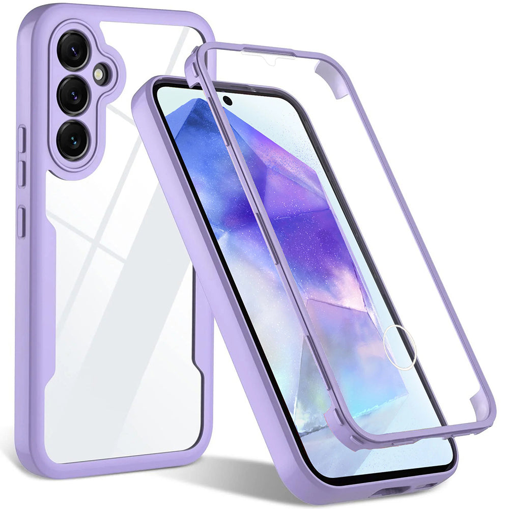 Coque pour Samsung Galaxy A55 5G A556, Techsuit, ColorVerse 360, Violet