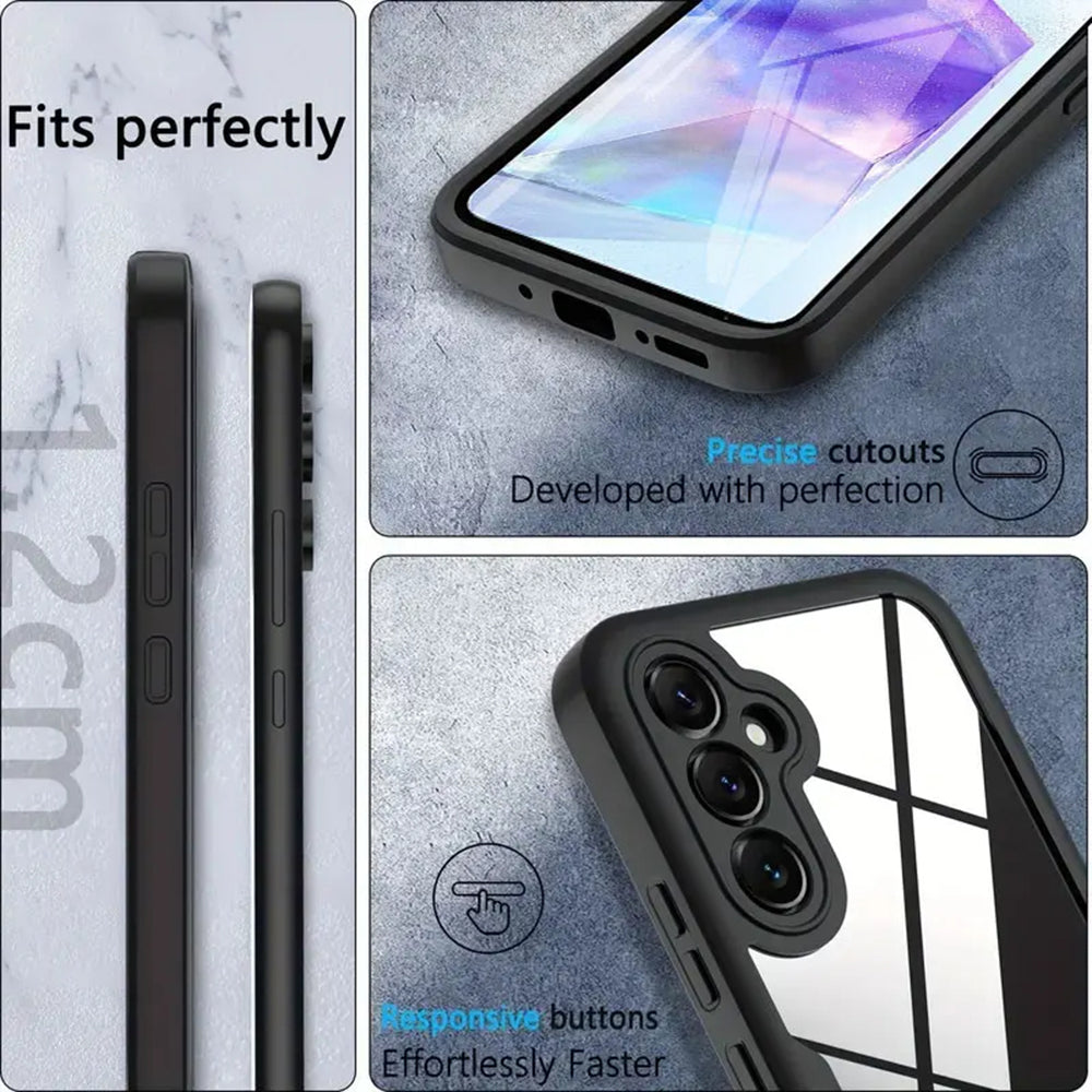 Coque pour Samsung Galaxy A55 5G A556, Techsuit, ColorVerse 360, Violet