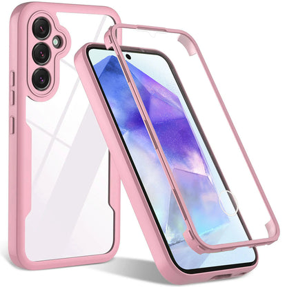 Hülle für Samsung Galaxy A55 5G A556, Techsuit, ColorVerse 360, Rosa