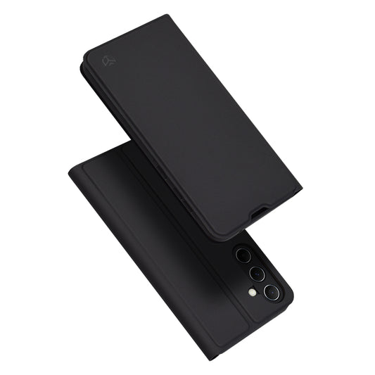 Coque pour Samsung Galaxy A55 5G A556, Techsuit, Magskin Book, Noire