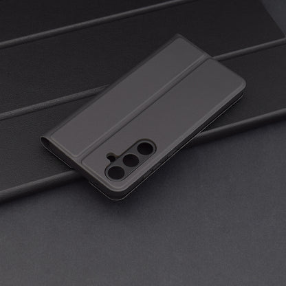 Coque pour Samsung Galaxy A55 5G A556, Techsuit, Magskin Book, Noire