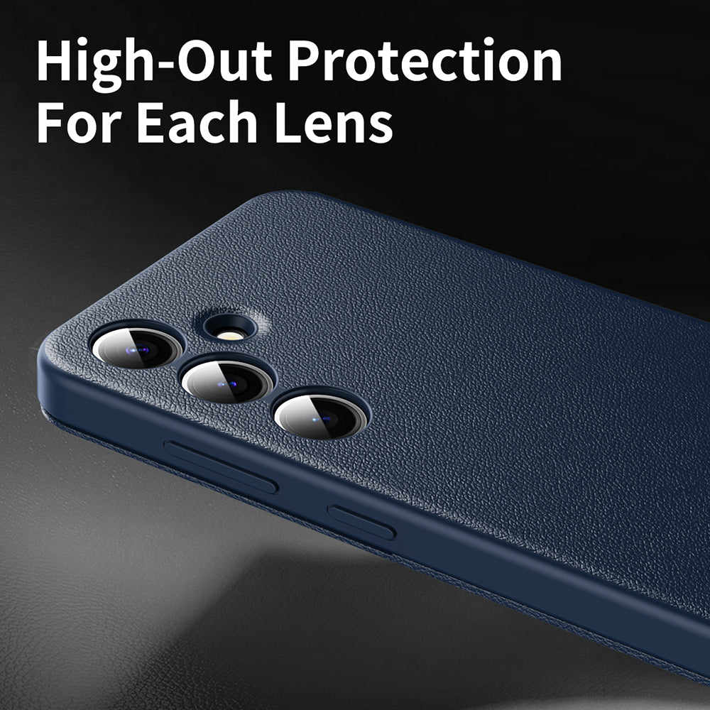 Coque pour Samsung Galaxy A55 5G A556, Techsuit, SmartView, Bleue