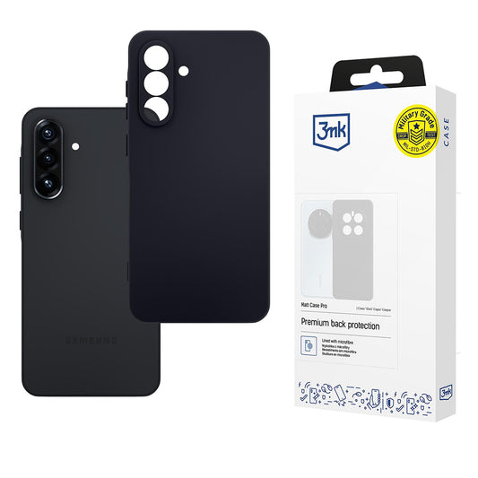 Hülle für Samsung Galaxy A56 A566, 3MK, Matt Schwarz