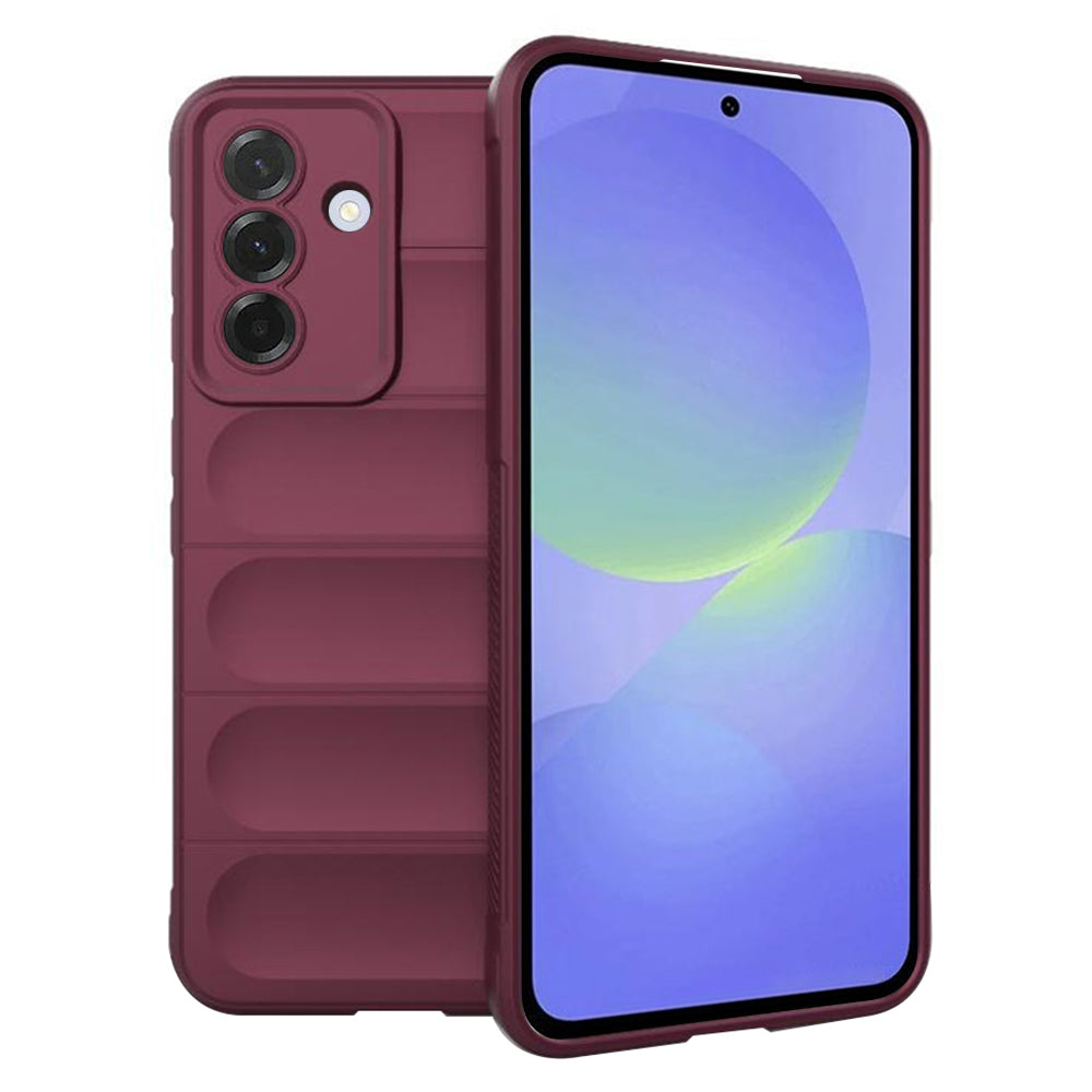 Hülle für Samsung Galaxy A56 A566 / A36 A366, Techsuit, Magic Shield, Weinrot