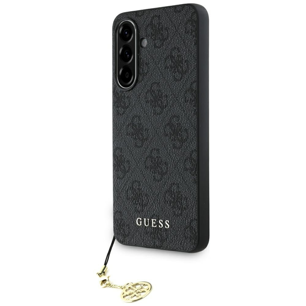 Étui pour Samsung Galaxy A56 A566, Guess, 4G Charm, Noir