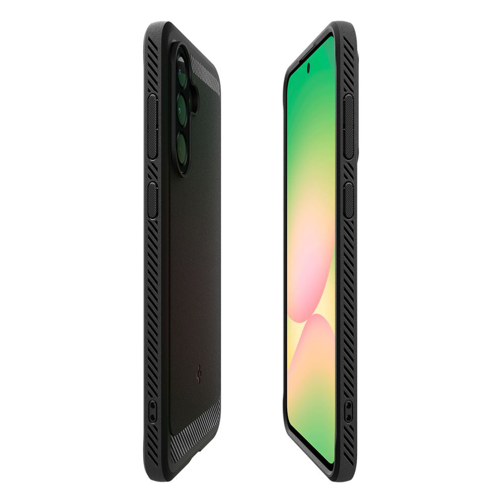 Étui pour Samsung Galaxy A56 A566, Spigen, Rugged Armor, Noir ACS09225