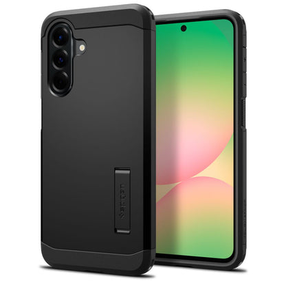 Case for Samsung Galaxy A56 A566, Spigen, Tough Armor, Black ACS09294