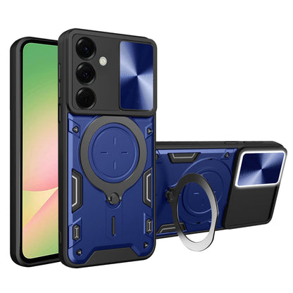 Coque pour Samsung Galaxy A56 A566, Techsuit, CamGuard Pro, Bleue
