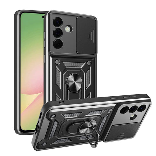 Hülle für Samsung Galaxy A56 A566, Techsuit, CamShield, Schwarz