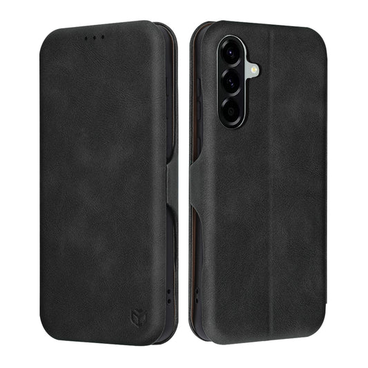 Hülle für Samsung Galaxy A56 A566, Techsuit, Safe Wallet Plus, Schwarz