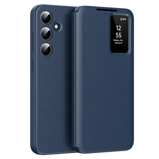 Hülle für Samsung Galaxy A56 A566, Techsuit, SmartView, Blau