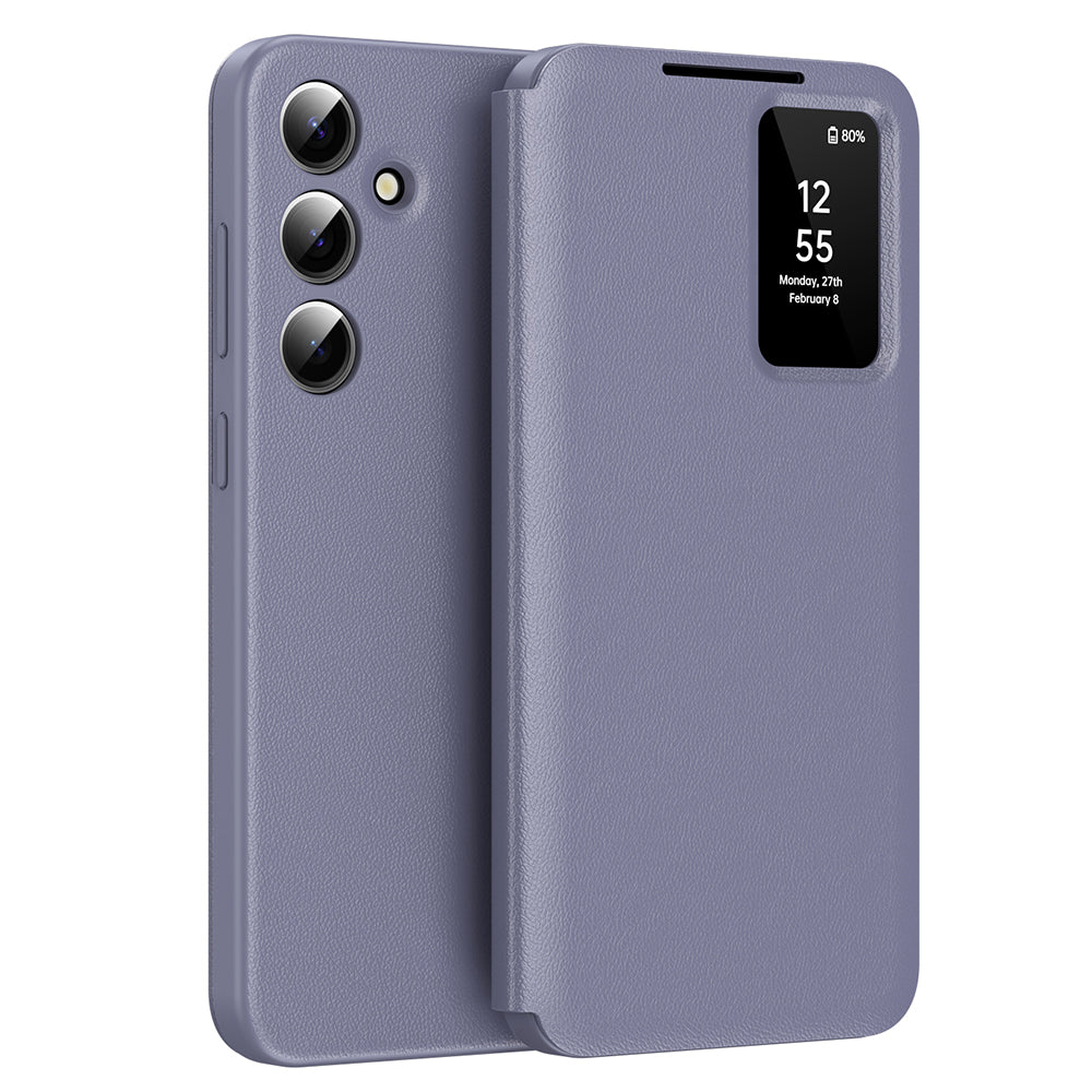 Coque pour Samsung Galaxy A56 A566, Techsuit, SmartView, Violet