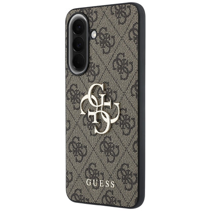 Coque pour Samsung Galaxy A57 5G, Guess, 4G Big Logo, Marron
