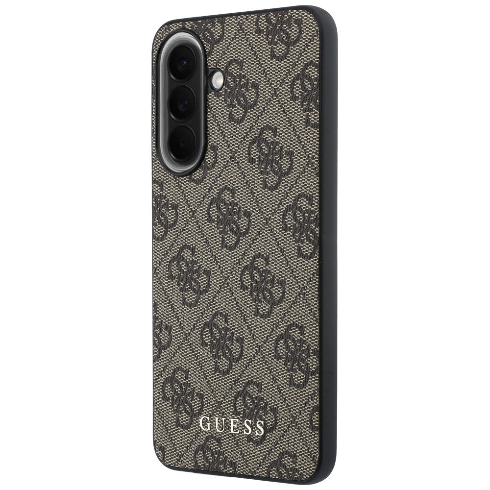 Case for Samsung Galaxy A57 5G, Guess, 4G Classic Logo Charm, Brown