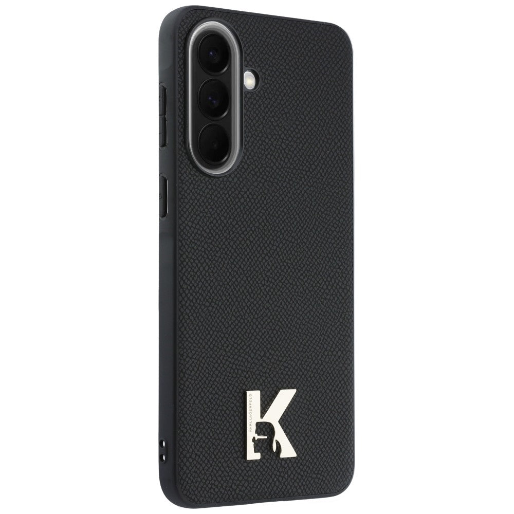 Hülle für Samsung Galaxy A57 5G, Karl Lagerfeld, Karl Head Logo, Schwarz