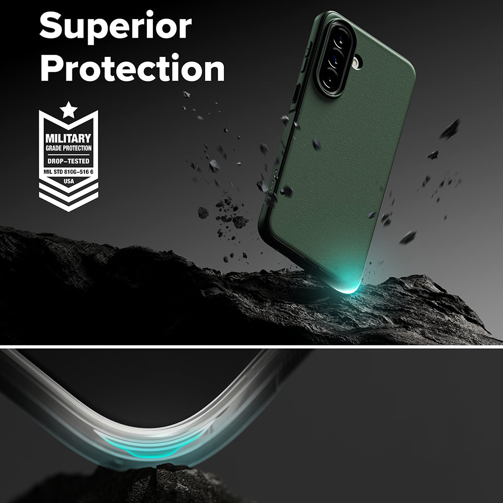 Hülle für Samsung Galaxy A57 5G, Ringke, Onyx, Dunkelgrün